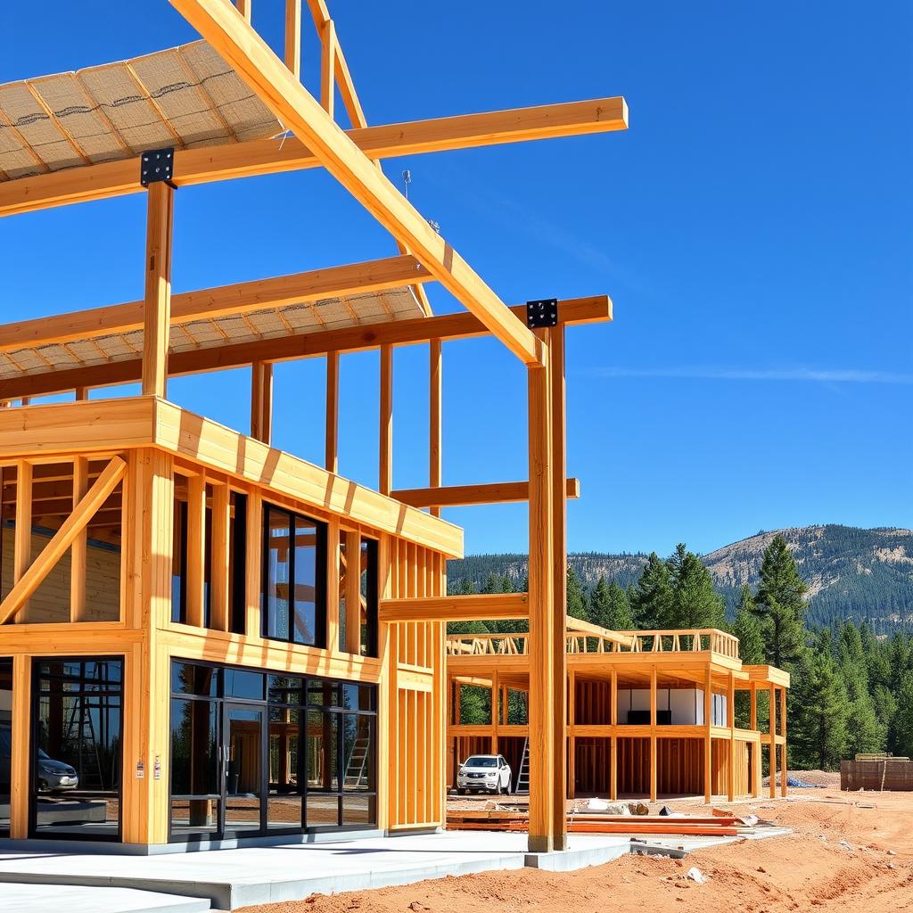 Flagstaff contractor structure